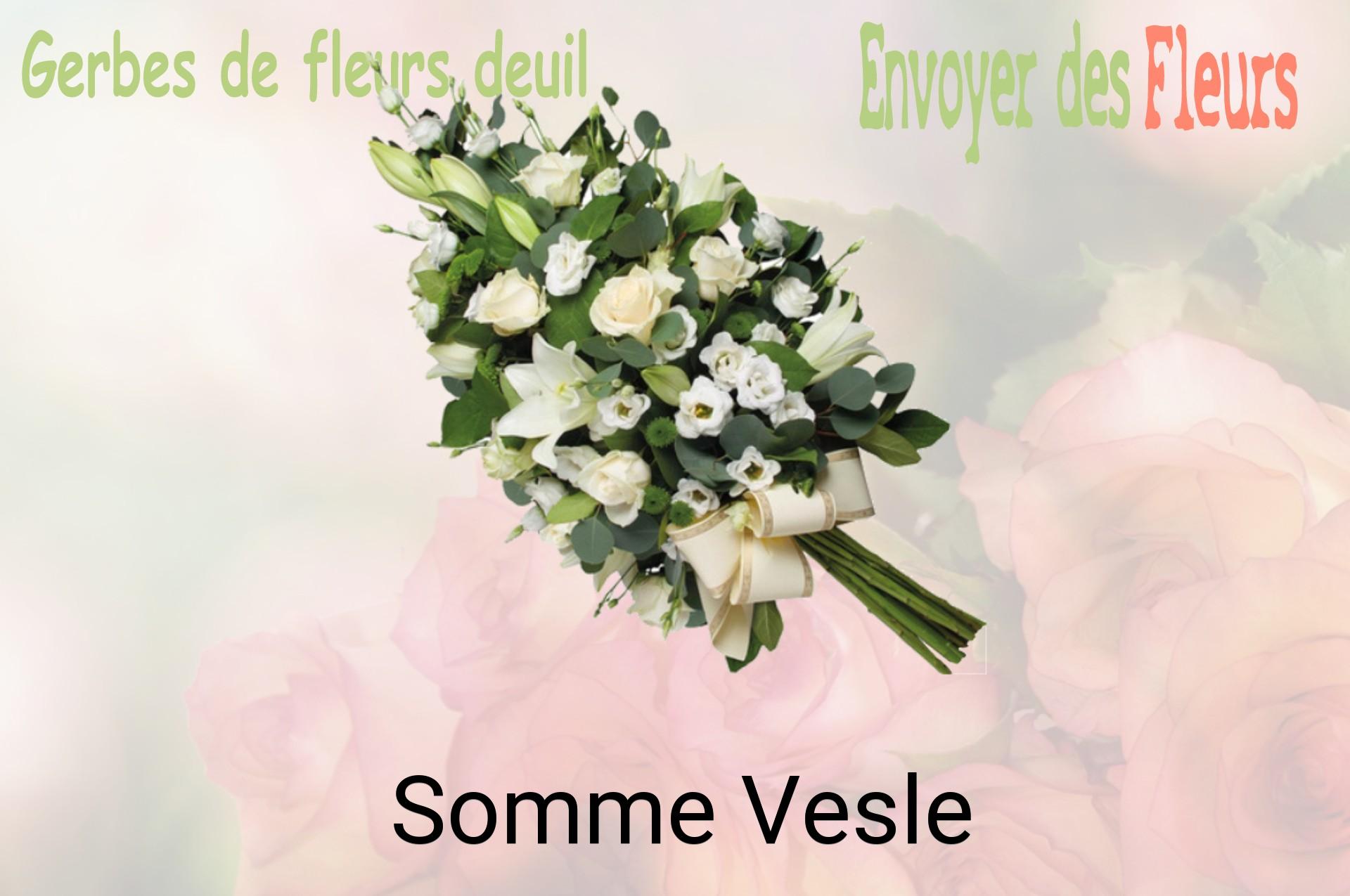 Gerbe de fleurs de deuil livrée à Somme-Vesle